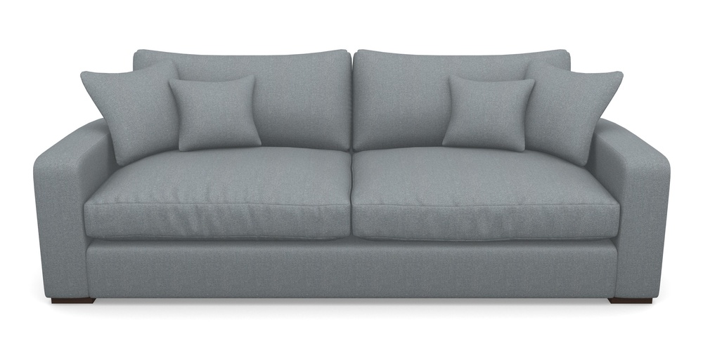 Product photograph of Stockbridge 4 Seater Sofa In Eco Washable Cotton - Pebble from Sofas and Stuff Limited