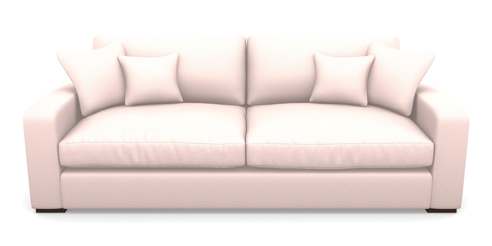 Product photograph of Stockbridge 4 Seater Sofa In Eco Washable Cotton - Sugar from Sofas and Stuff Limited