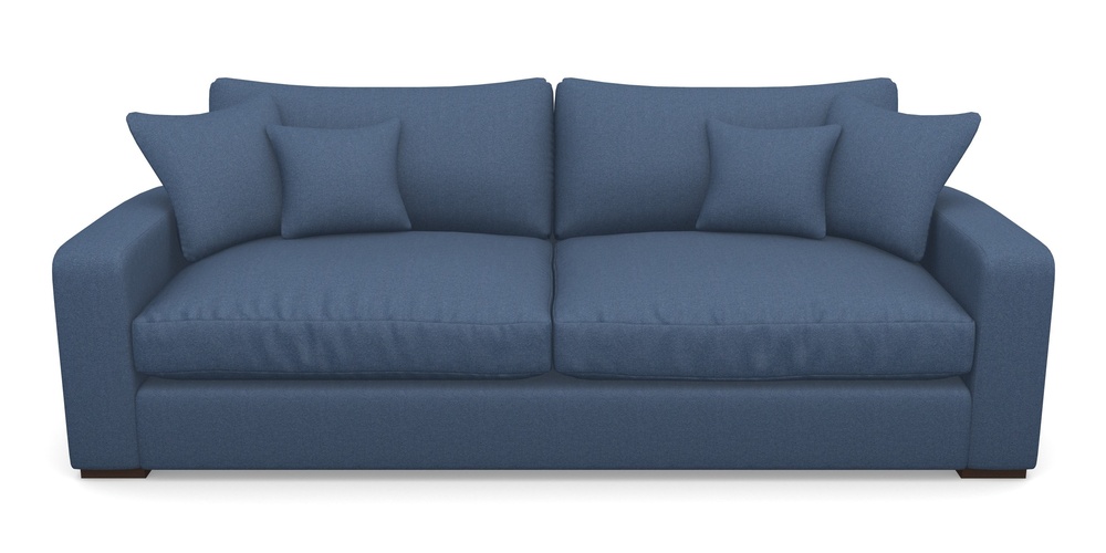 Product photograph of Stockbridge 4 Seater Sofa In Eco Washable Cotton - Twilight from Sofas and Stuff Limited