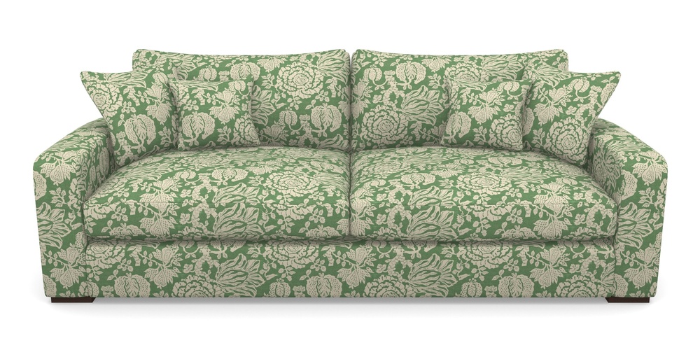 Product photograph of Stockbridge 4 Seater Sofa In V A Brompton Collection - Flowering Kale - Basil from Sofas and Stuff Limited