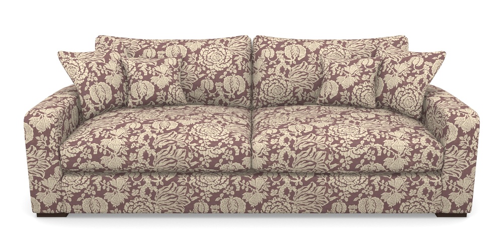 Product photograph of Stockbridge 4 Seater Sofa In V A Brompton Collection - Flowering Kale - Cacao from Sofas and Stuff Limited