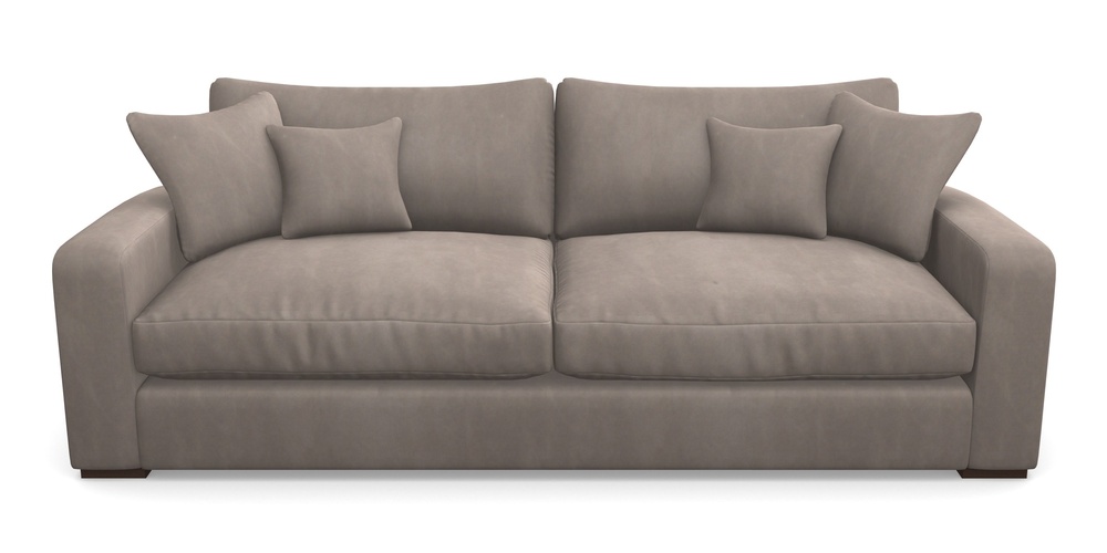 Product photograph of Stockbridge 4 Seater Sofa In House Clever Velvet - Cocoa from Sofas and Stuff Limited