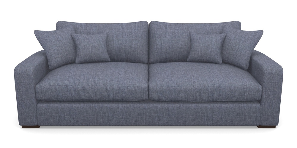 Product photograph of Stockbridge 4 Seater Sofa In House Plain - Denim from Sofas and Stuff Limited
