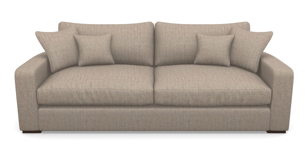Product photograph of Stockbridge 4 Seater Sofa In House Plain - Nutmeg from Sofas and Stuff Limited