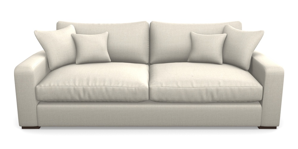 Product photograph of Stockbridge 4 Seater Sofa In House Plain - Putty from Sofas and Stuff Limited