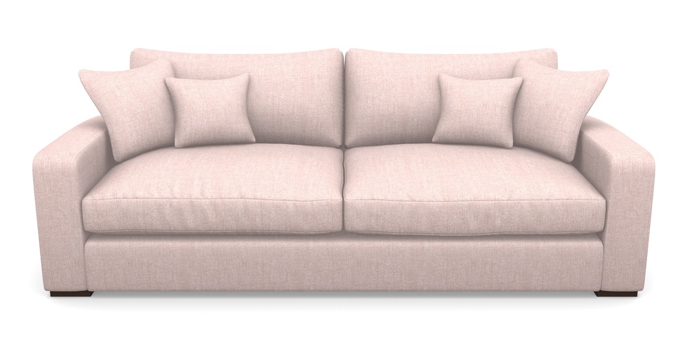 Product photograph of Stockbridge 4 Seater Sofa In House Plain - Rose from Sofas and Stuff Limited