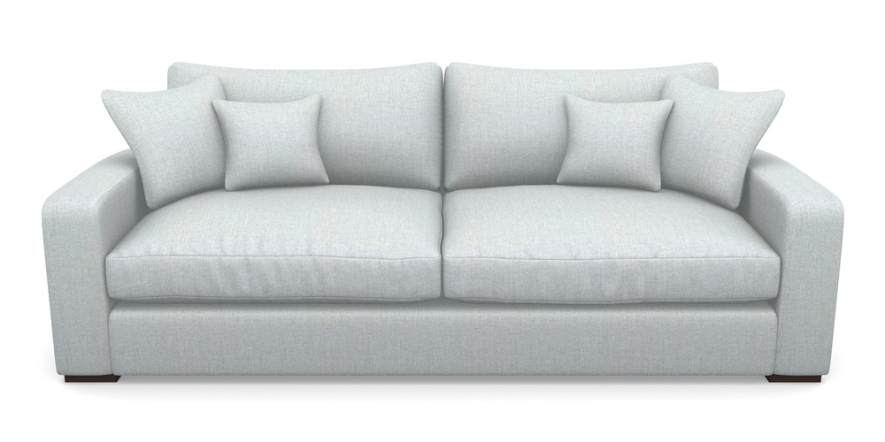 Product photograph of Stockbridge 4 Seater Sofa In House Plain - Silver from Sofas and Stuff Limited