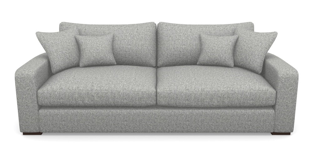 Product photograph of Stockbridge 4 Seater Sofa In House Wool - Mercury from Sofas and Stuff Limited