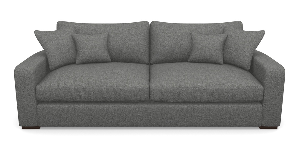 Product photograph of Stockbridge 4 Seater Sofa In House Wool - Nickel from Sofas and Stuff Limited