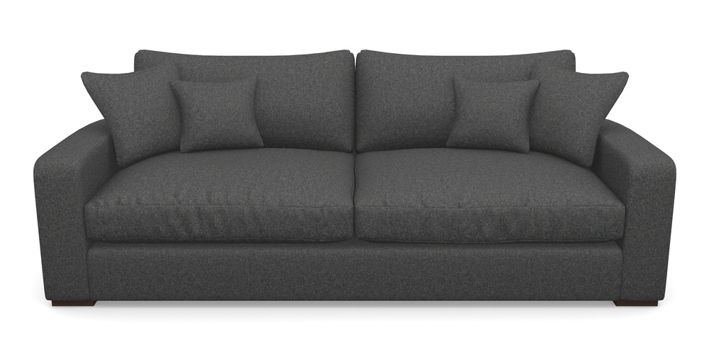 Product photograph of Stockbridge 4 Seater Sofa In House Wool - Slate from Sofas and Stuff Limited