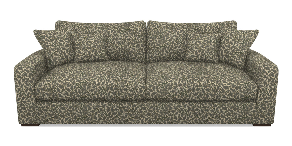 Product photograph of Stockbridge 4 Seater Sofa In V A Drawn From Nature Collection - Oak Tree - Dark Green from Sofas and Stuff Limited