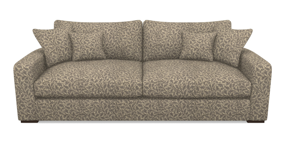 Product photograph of Stockbridge 4 Seater Sofa In V A Drawn From Nature Collection - Oak Tree - Grey from Sofas and Stuff Limited