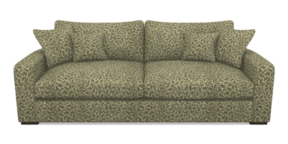 Product photograph of Stockbridge 4 Seater Sofa In V A Drawn From Nature Collection - Oak Tree - Light Green from Sofas and Stuff Limited