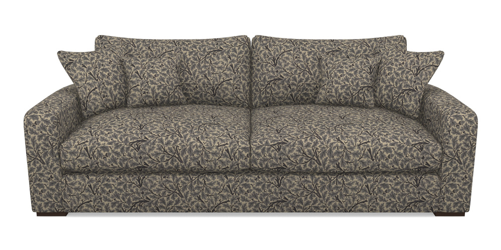 Product photograph of Stockbridge 4 Seater Sofa In V A Drawn From Nature Collection - Oak Tree - Navy from Sofas and Stuff Limited