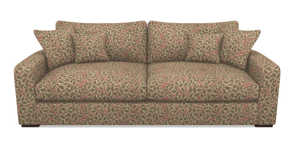 Product photograph of Stockbridge 4 Seater Sofa In V A Drawn From Nature Collection - Oak Tree - Red from Sofas and Stuff Limited