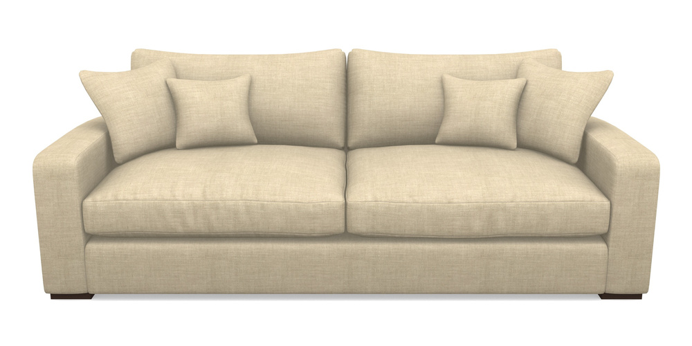 Product photograph of Stockbridge 4 Seater Sofa In Posh Linen - Oatmeal from Sofas and Stuff Limited