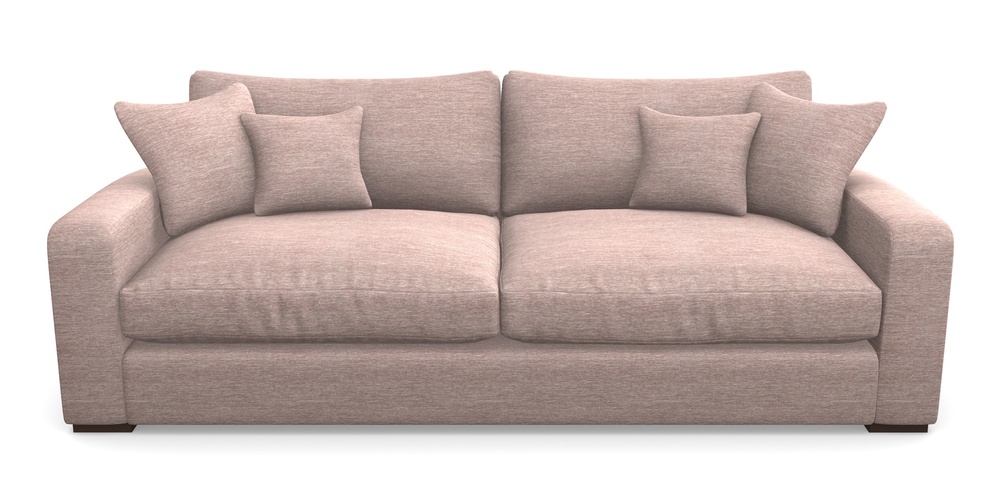Product photograph of Stockbridge 4 Seater Sofa In Textured Velvet - Wisteria from Sofas and Stuff Limited