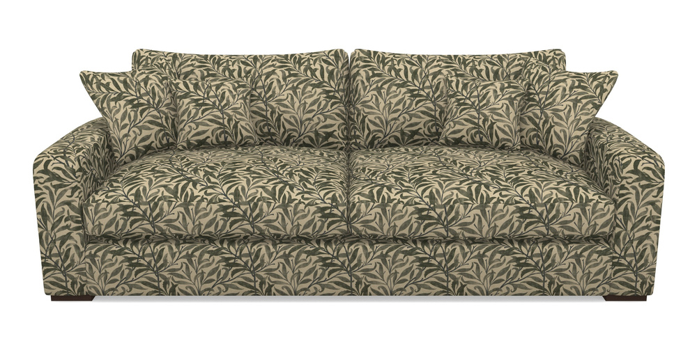 Product photograph of Stockbridge 4 Seater Sofa In V A Drawn From Nature - Willow Bough Large - Dark Green from Sofas and Stuff Limited