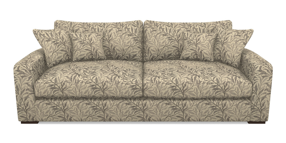 Product photograph of Stockbridge 4 Seater Sofa In V A Drawn From Nature - Willow Bough Large - Grey from Sofas and Stuff Limited