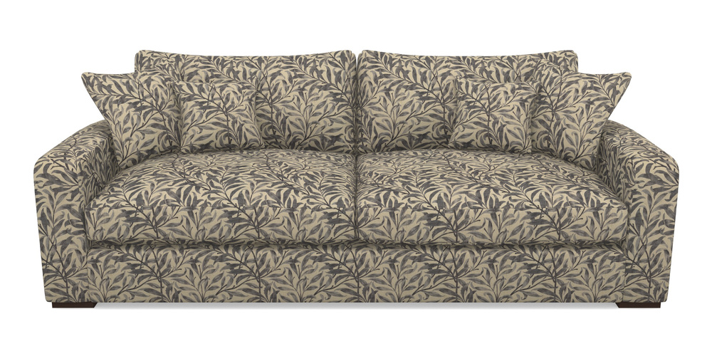 Product photograph of Stockbridge 4 Seater Sofa In V A Drawn From Nature - Willow Bough Large - Navy from Sofas and Stuff Limited