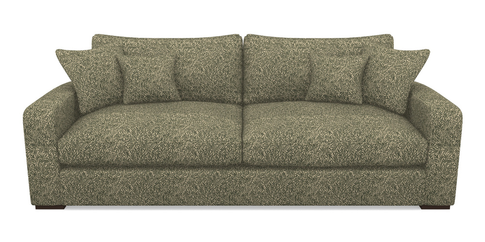 Product photograph of Stockbridge 4 Seater Sofa In V A Drawn From Nature Collection - Willow - Dark Green from Sofas and Stuff Limited