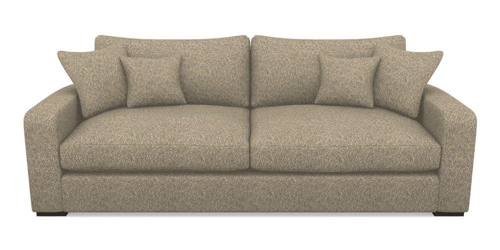 Product photograph of Stockbridge 4 Seater Sofa In V A Drawn From Nature Collection - Willow - Grey from Sofas and Stuff Limited