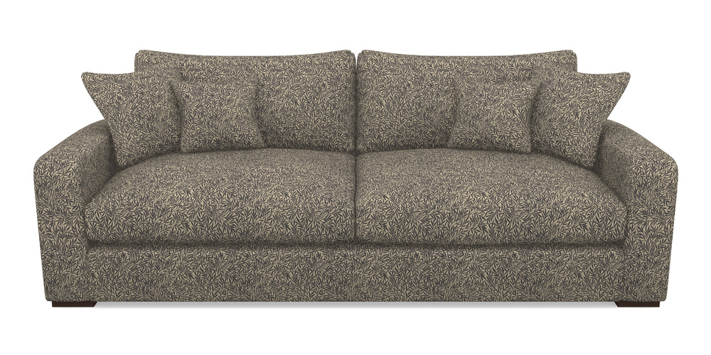 Product photograph of Stockbridge 4 Seater Sofa In V A Drawn From Nature Collection - Willow - Navy from Sofas and Stuff Limited