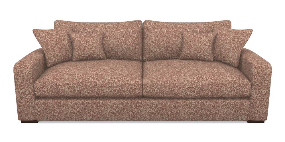 Product photograph of Stockbridge 4 Seater Sofa In V A Drawn From Nature Collection - Willow - Red from Sofas and Stuff Limited