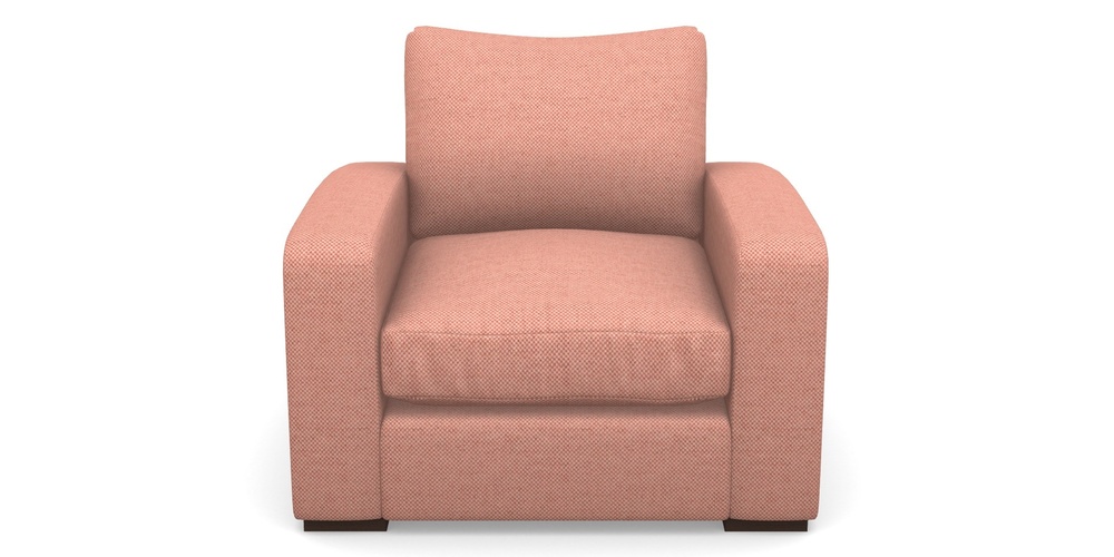 Product photograph of Stockbridge Chair In Basket Weave - Peony from Sofas and Stuff Limited