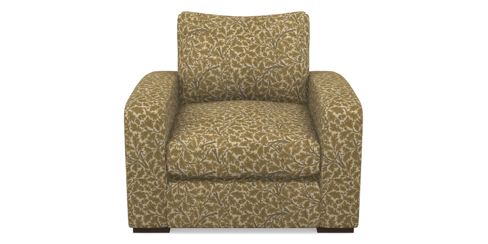 Product photograph of Stockbridge Chair In V A Drawn From Nature Collection - Oak Tree - Gold from Sofas and Stuff Limited