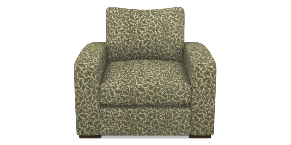 Product photograph of Stockbridge Chair In V A Drawn From Nature Collection - Oak Tree - Light Green from Sofas and Stuff Limited