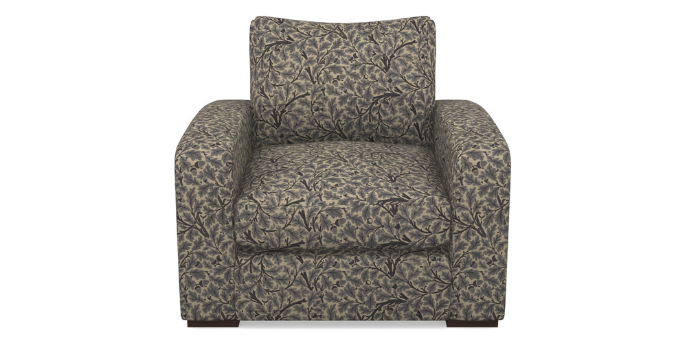 Product photograph of Stockbridge Chair In V A Drawn From Nature Collection - Oak Tree - Navy from Sofas and Stuff Limited