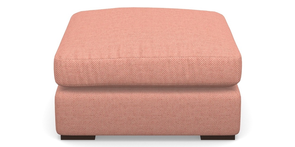 Product photograph of Stockbridge Combi Footstool In Basket Weave - Peony from Sofas and Stuff Limited