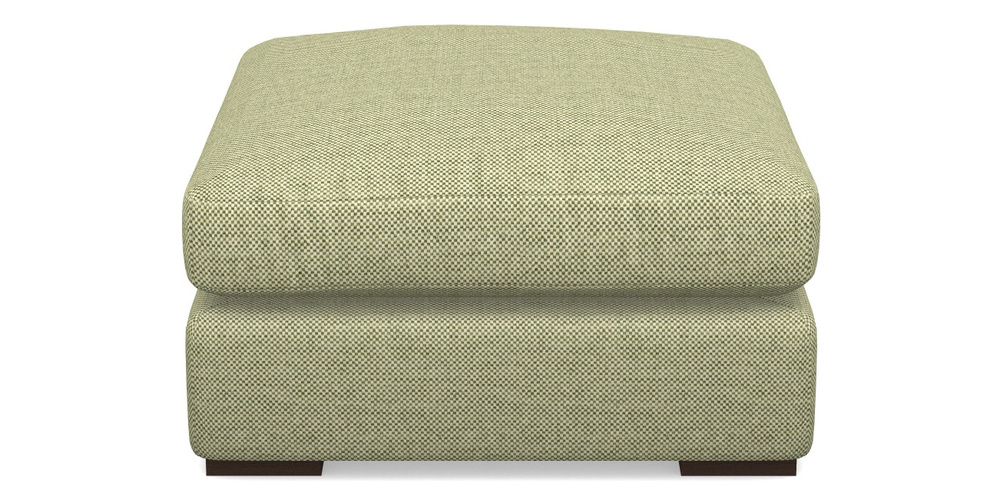 Product photograph of Stockbridge Combi Footstool In Basket Weave - Sage from Sofas and Stuff Limited