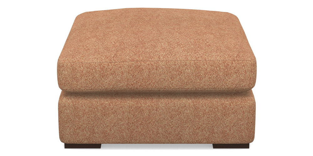 Product photograph of Stockbridge Combi Footstool In Cloth 22 Weaves - Grand Teton - Amber from Sofas and Stuff Limited