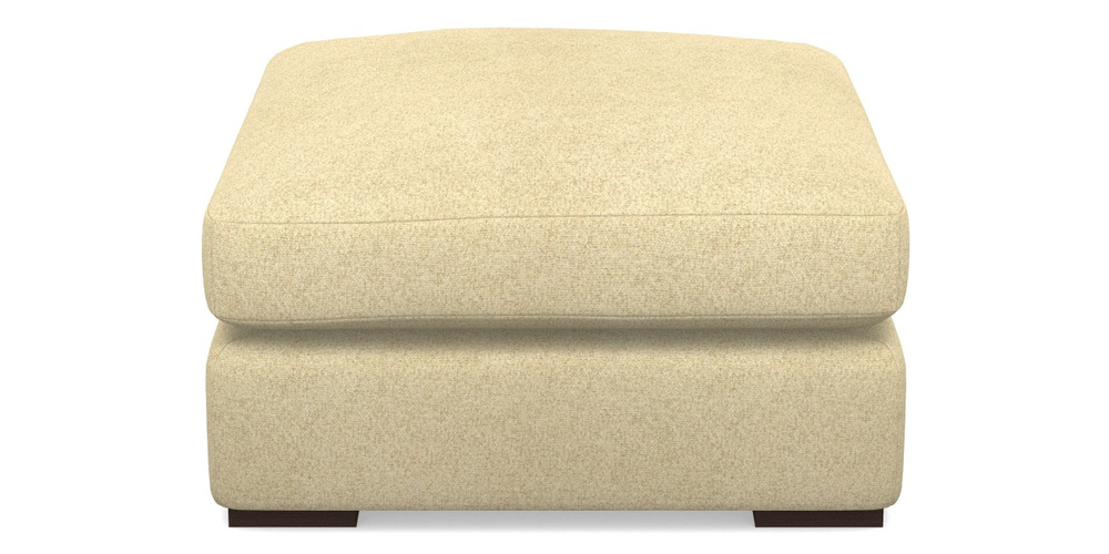 Product photograph of Stockbridge Combi Footstool In Cloth 22 Weaves - Grand Teton - Chalk from Sofas and Stuff Limited