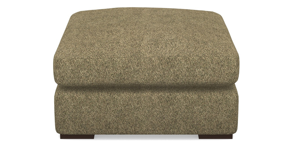 Product photograph of Stockbridge Combi Footstool In Cloth 22 Weaves - Grand Teton - Jade from Sofas and Stuff Limited