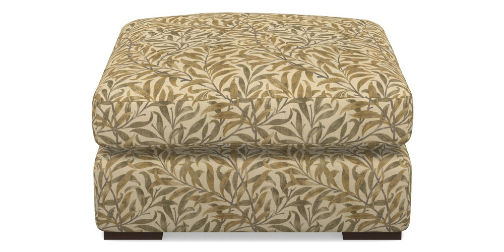 Product photograph of Stockbridge Combi Footstool In V A Drawn From Nature - Willow Bough Large - Gold from Sofas and Stuff Limited