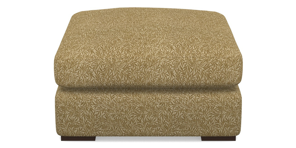 Product photograph of Stockbridge Combi Footstool In V A Drawn From Nature Collection - Willow - Gold from Sofas and Stuff Limited