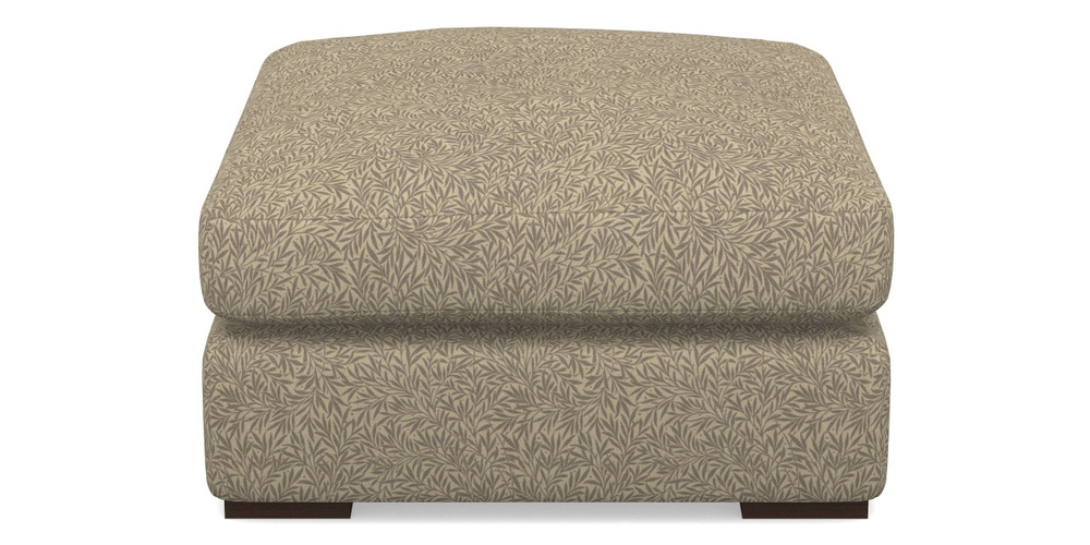 Product photograph of Stockbridge Combi Footstool In V A Drawn From Nature Collection - Willow - Grey from Sofas and Stuff Limited