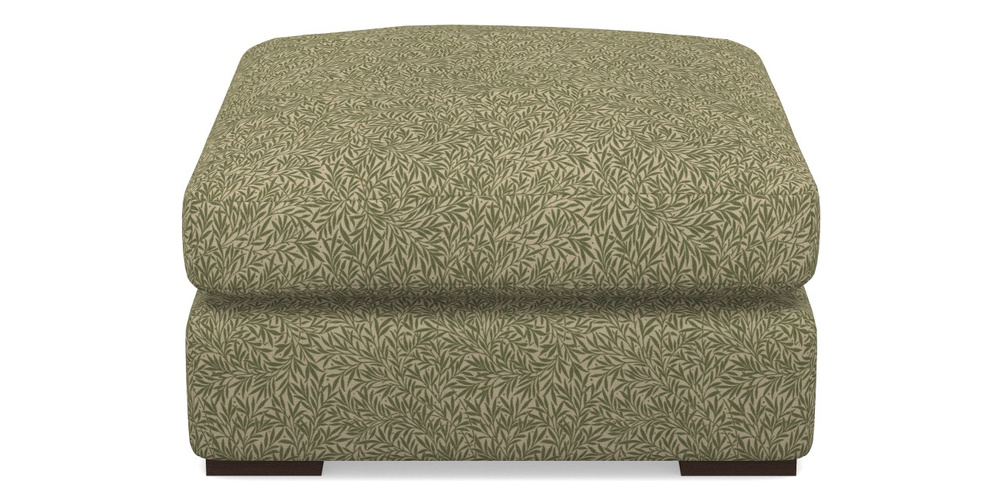 Product photograph of Stockbridge Combi Footstool In V A Drawn From Nature Collection - Willow - Light Green from Sofas and Stuff Limited