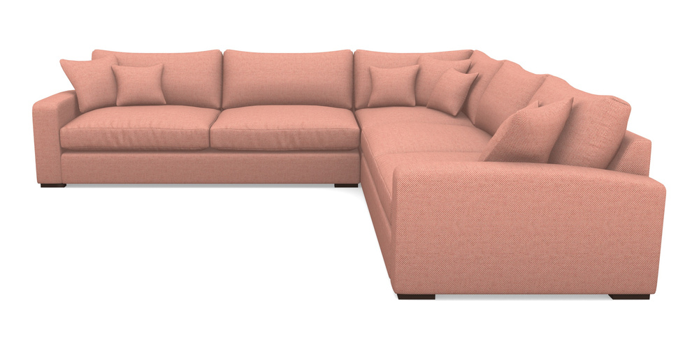 Product photograph of Stockbridge Large Corner Unit Lhf In Basket Weave - Peony from Sofas and Stuff Limited
