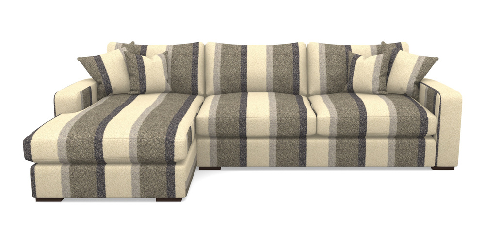 Product photograph of Stockbridge Chaise Lhf In Cloth 22 Weaves - Cedar Breaks - Chalk from Sofas and Stuff Limited