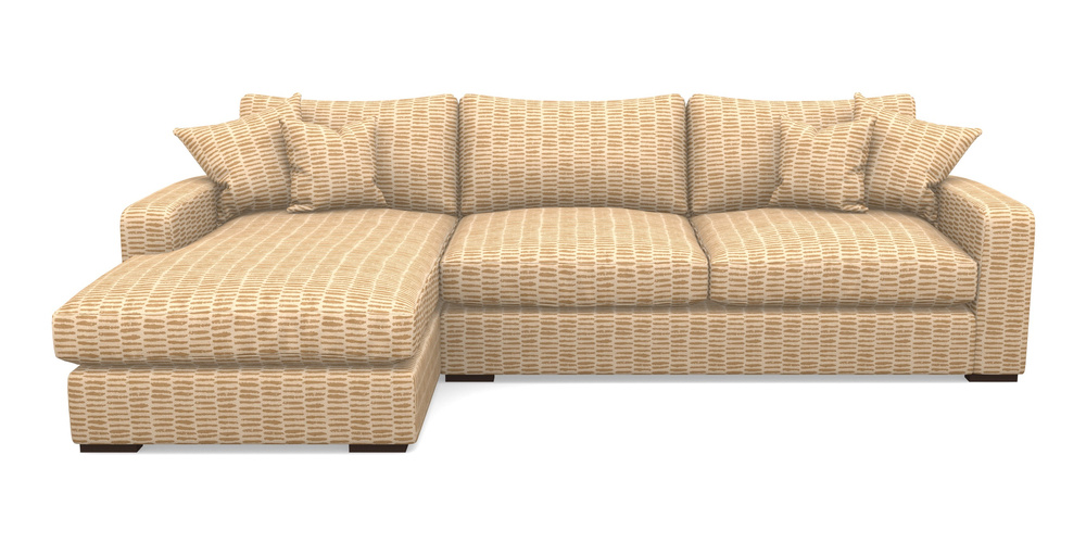 Product photograph of Stockbridge Chaise Lhf In Cloth 18 - Daub - Fudge from Sofas and Stuff Limited