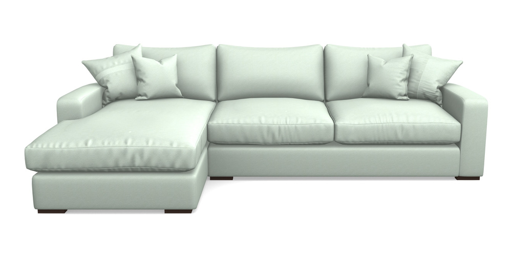 Product photograph of Stockbridge Chaise Lhf In Eco Washable Cotton - Feather from Sofas and Stuff Limited