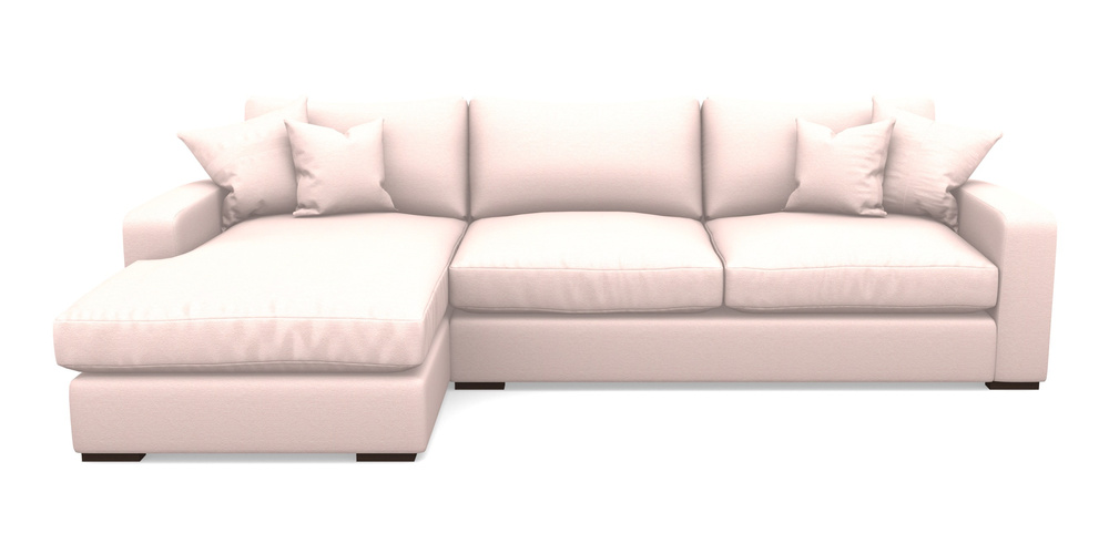 Product photograph of Stockbridge Chaise Lhf In Eco Washable Cotton - Sugar from Sofas and Stuff Limited