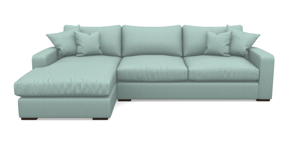 Product photograph of Stockbridge Chaise Lhf In Herringbone - Reef from Sofas and Stuff Limited