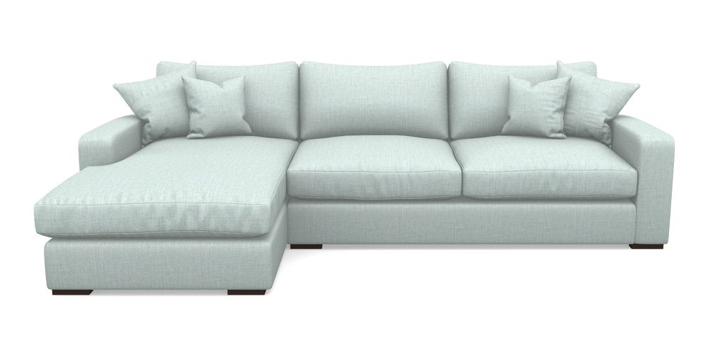 Product photograph of Stockbridge Chaise Lhf In House Plain - Aqua from Sofas and Stuff Limited