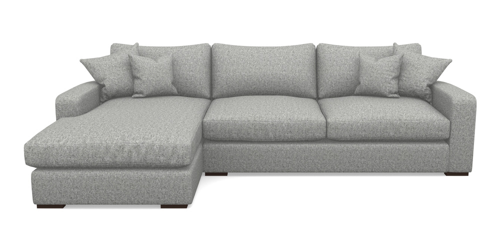 Product photograph of Stockbridge Chaise Lhf In House Wool - Mercury from Sofas and Stuff Limited