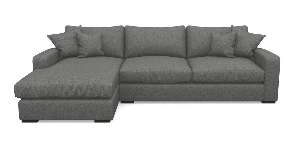 Product photograph of Stockbridge Chaise Lhf In House Wool - Nickel from Sofas and Stuff Limited